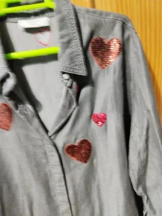 Camisa El Corte Inglés lentejuelas