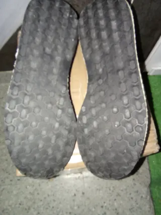 Deportivas Adidas Azul y Beige