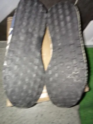 Deportivas Adidas Azul y Beige