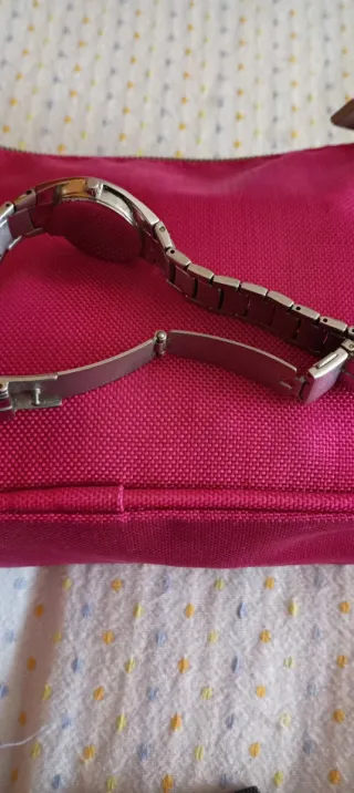 Reloj Marea Comunión acero y Blanco,niña