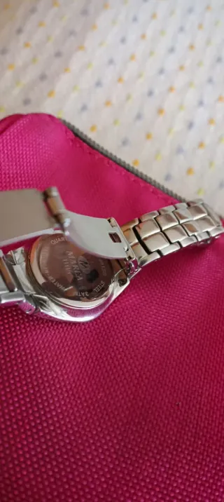 Reloj Marea Comunión acero y Blanco,niña