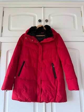 Plumífero Rojo Fórmula Joven Talla M NUEVO