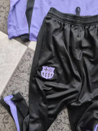 Chándal niño Barcelona morado y negro