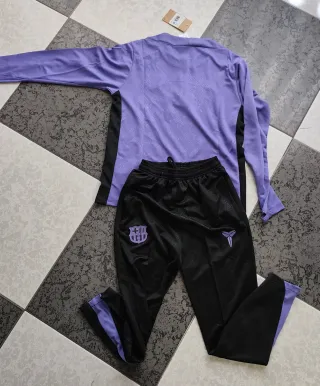 Chándal niño Barcelona morado y negro