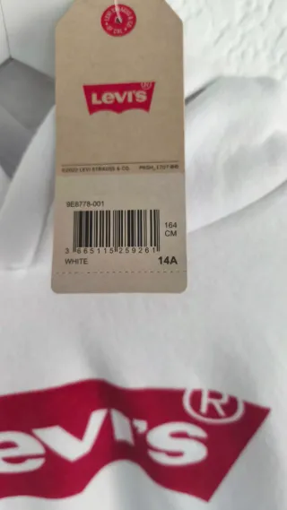 Sudadera Levi's Blanca T14a