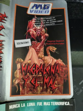 9 CARÁTULAS VHS ORIGINALES VÍDEOCLUB