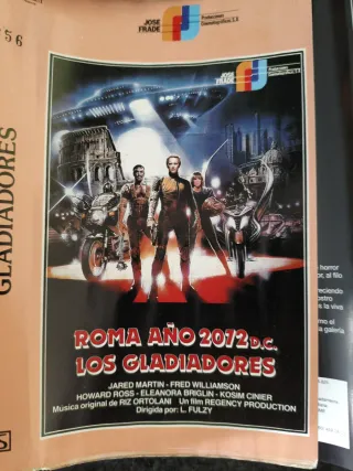 9 CARÁTULAS VHS ORIGINALES VÍDEOCLUB