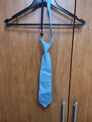 Corbata infantil azul
