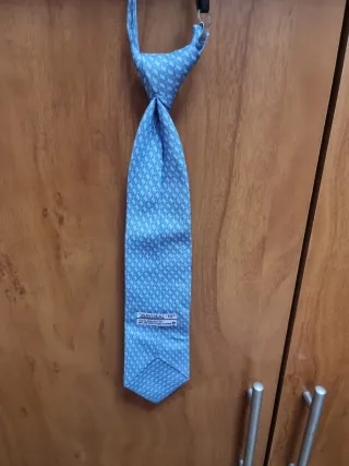 Corbata infantil azul