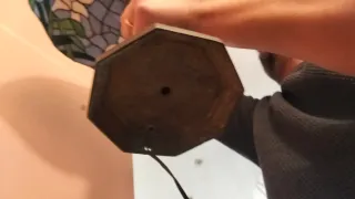 Lampada Liberty Tiffany Vetro e Bronzo