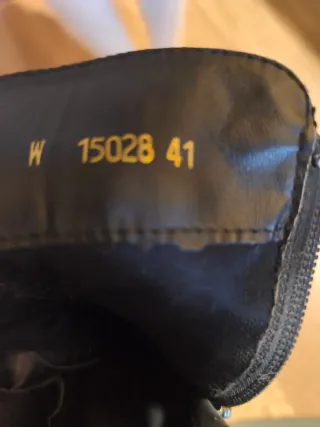 Botines tacón negros hebillas talla 41