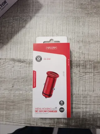 Cargador Coche MAXAM CC-3101 QC 3.0
