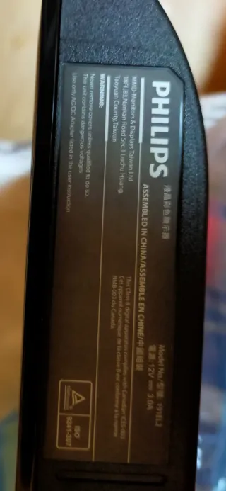 Monitor Philips Negro