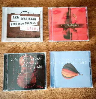 Lote 4 CDs Ara Malikian