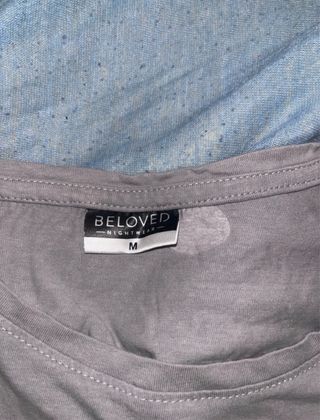 Pigiama donna grigio pois bianchi