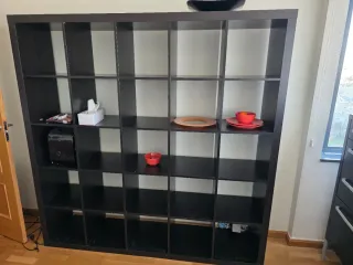 Estantería KALLAX IKEA Negra 182x182 cm