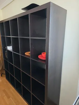 Estantería KALLAX IKEA Negra 182x182 cm