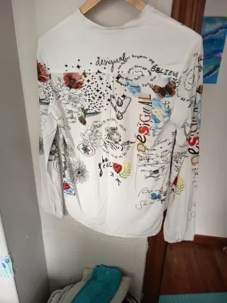 Blusa Desigual manga larga Talla S