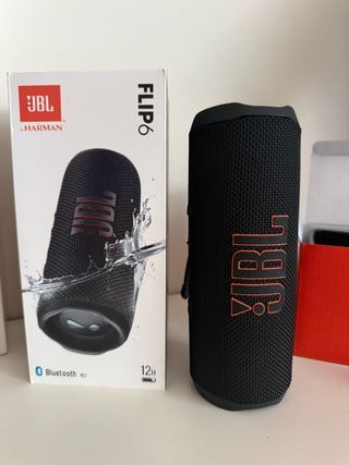 Altavoz JBL Flip 6 Negro y Naranja