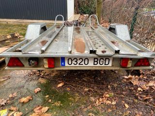 Remolque 3 motos + kit luces nuevo