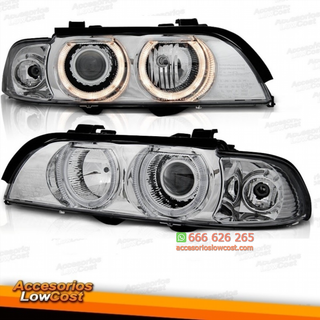 FAROS  CON OJOS DE ÁNGEL XENON  PARA BMW SERIE 5