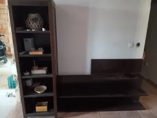 Mueble de salón de madera