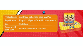 One Piece Skypiea Display Box Sigillato