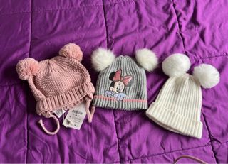 Gorros de invierno para niña (3 unidades)