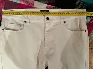 Pantaloni bianchi  cotone elasticizzato H&M