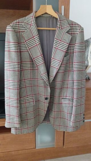 Chaqueta sastre cuadros Lom Brey buen es