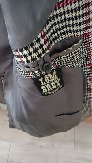 Chaqueta sastre cuadros Lom Brey buen es