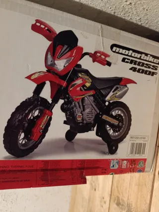 Moto Eléctrica Infantil Roja