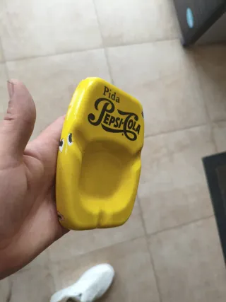 Cenicero Pepsi Cola esmaltado antiguo años 50