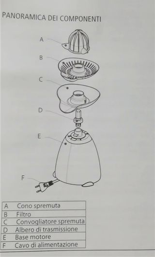 Spremiagrumi Elettrico Don Miguel- Nuovo