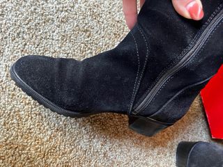 Stivali vintage lana vergine neri