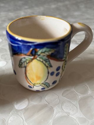 Tazzine da caffè Amalfi dipinte a mano