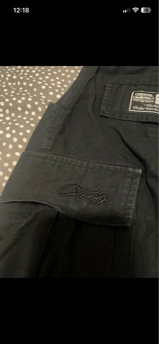 Pantaloni Cargo Corteiz Neri