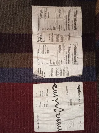 Alfombra Nani Marquina Diseño Rayas Lana