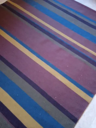 Alfombra Nani Marquina Diseño Rayas Lana