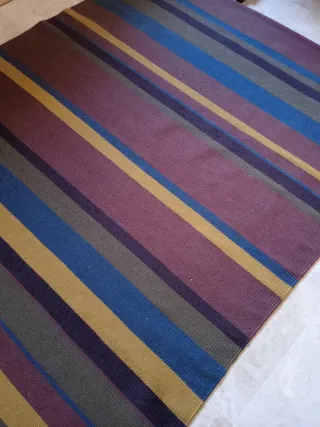 Alfombra Nani Marquina Diseño Rayas Lana