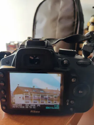 Cámara Nikon D3200 reflex