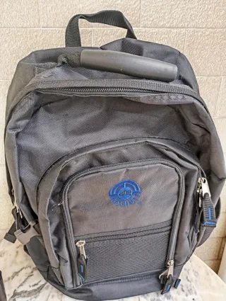 Mochila Multiusos Negra y Gris