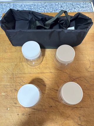 Set 4 Botes para especias con bolsa