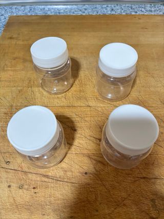 Set 4 Botes para especias con bolsa