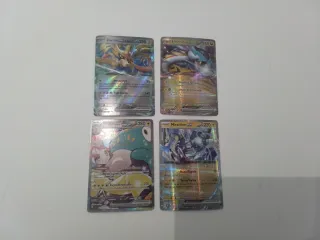 Lote 4 Cartas Pokémon