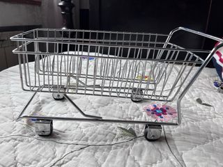 Carrito CD/DVD Metálico con Ruedas