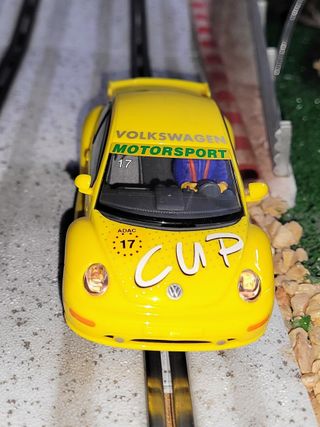 Coche Scalextric Volkswagen New Beetle Cup