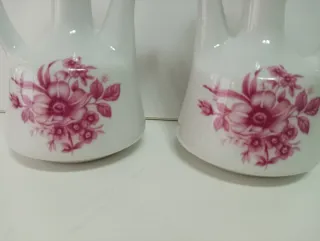 VINAGRERA Y ACEITERA PORCELANA