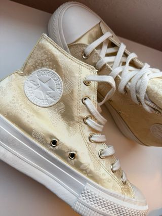 Converse All Star Doradas Talla 39