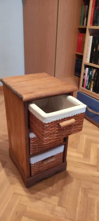 Mueble Estantería con Cajoneras. Mueble auxiliar.